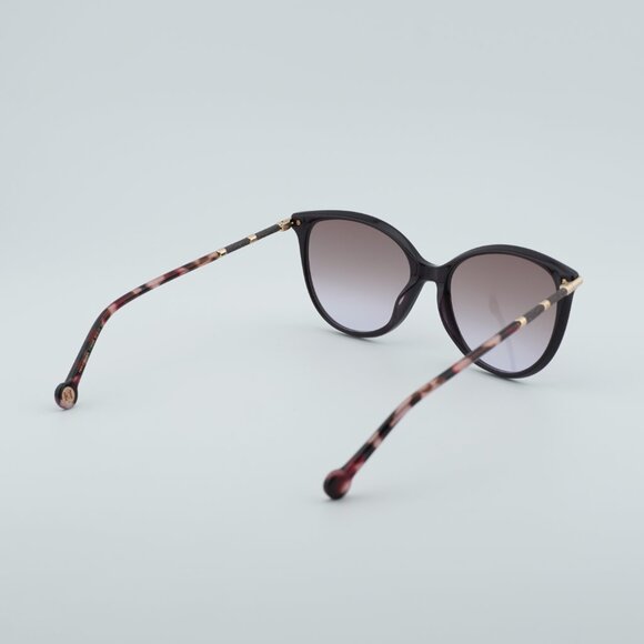 Carolina Herrera HER 0189/G/S T1W Sunglasses Plum Cat Eye Frame, Violet Lenses - Picture 7 of 11